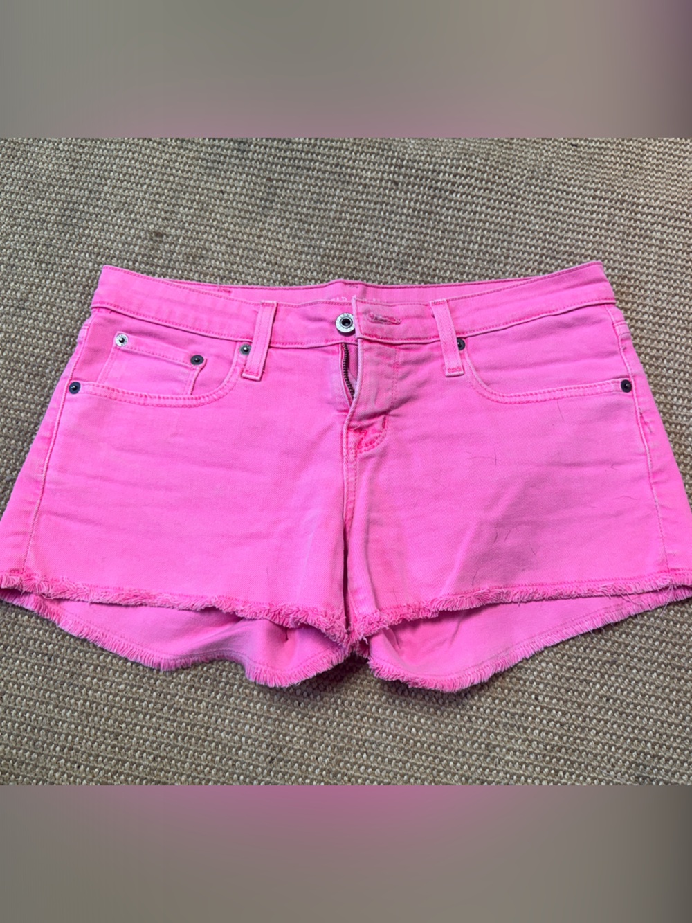 Hot Pink Women's Denim Shorts